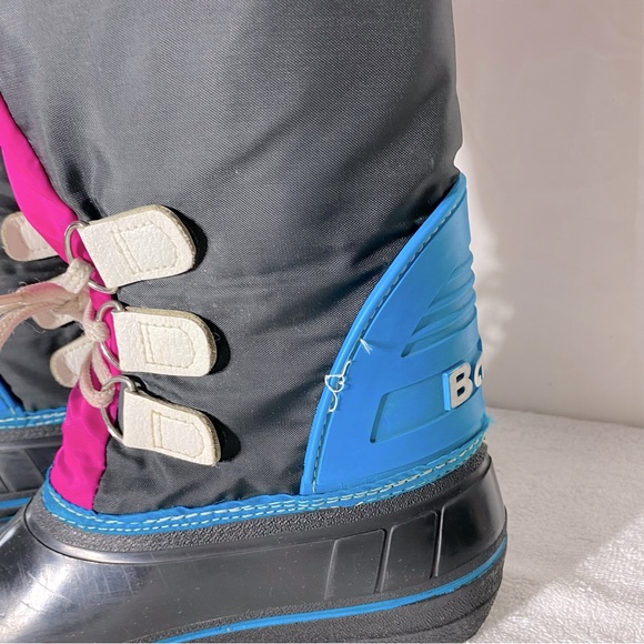 Vintage Baffin Black Pink Blue Winter Boots 11 - Picture 11 of 16